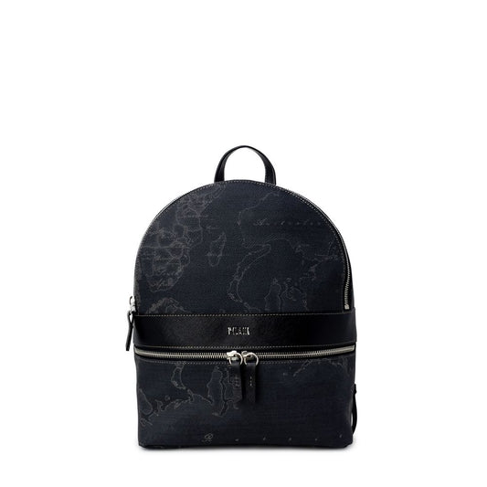 Alviero Martini Prima Classe Black Leather Backpack