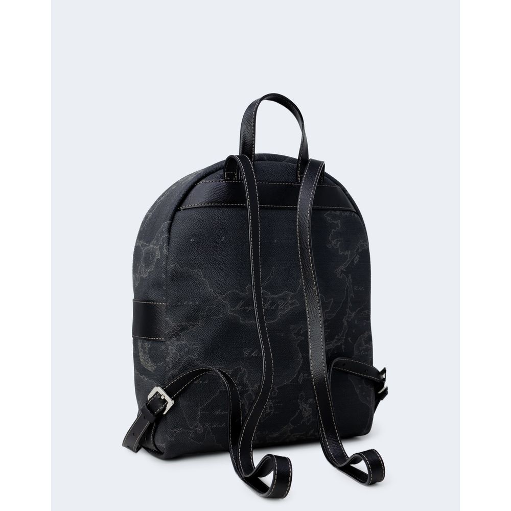 Alviero Martini Prima Classe Black Leather Backpack