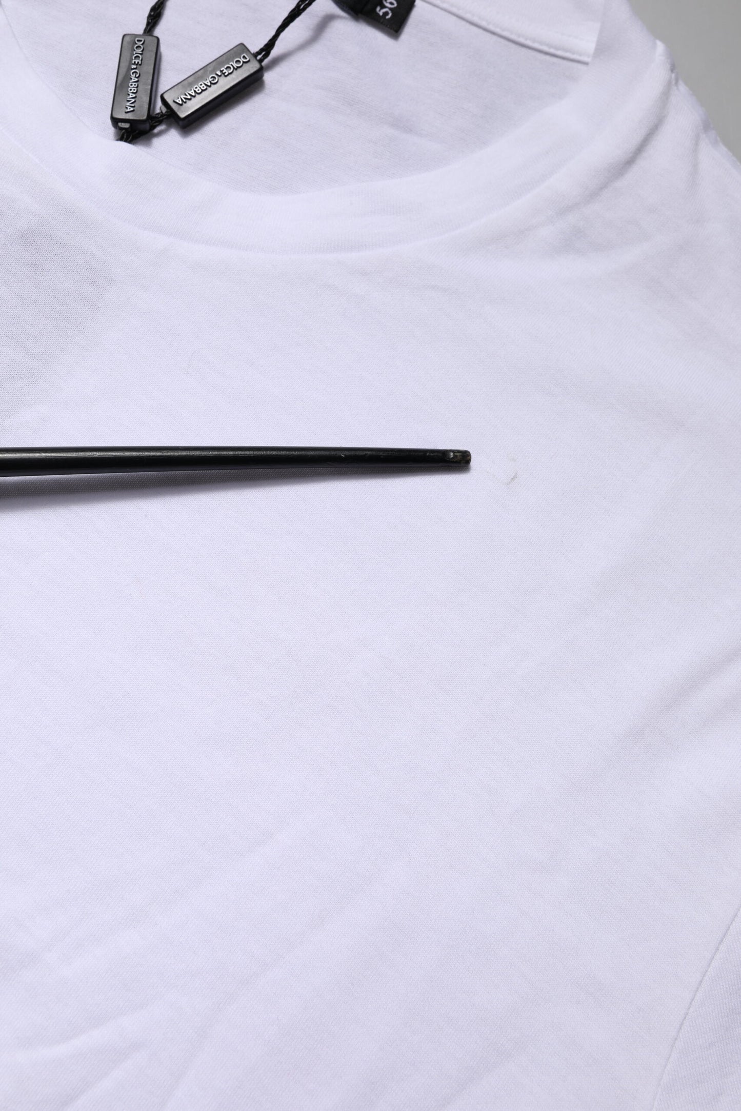 Dolce & Gabbana White DG LOVE Patch Short Sleeves T-shirt