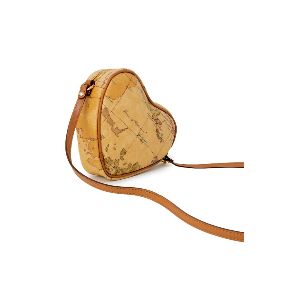 Alviero Martini Prima Classe Beige Cotton Handbag