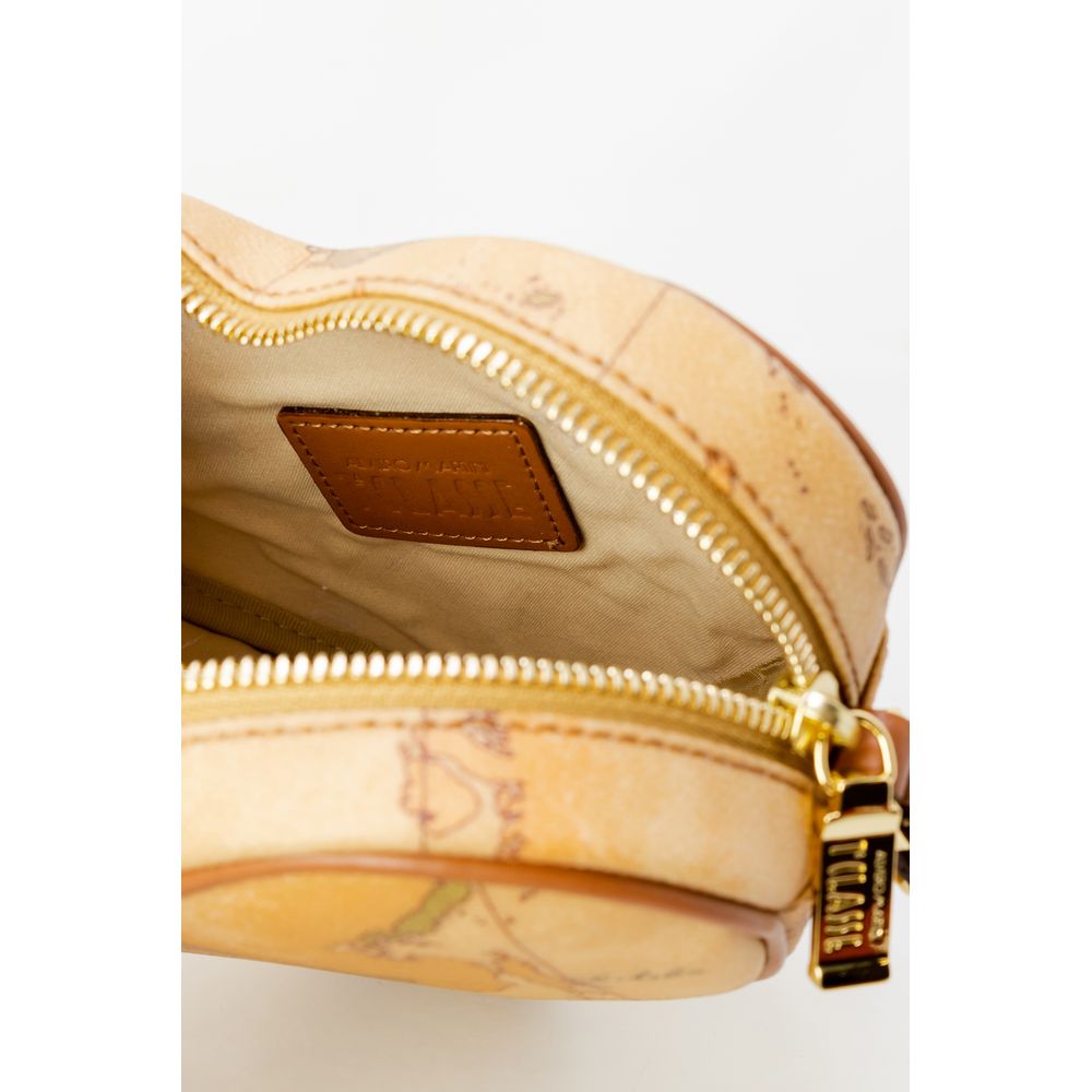 Alviero Martini Prima Classe Beige Cotton Handbag