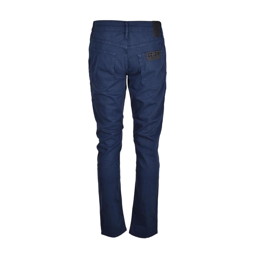 Antony Morato Blue Cotton Slim Fit Jean