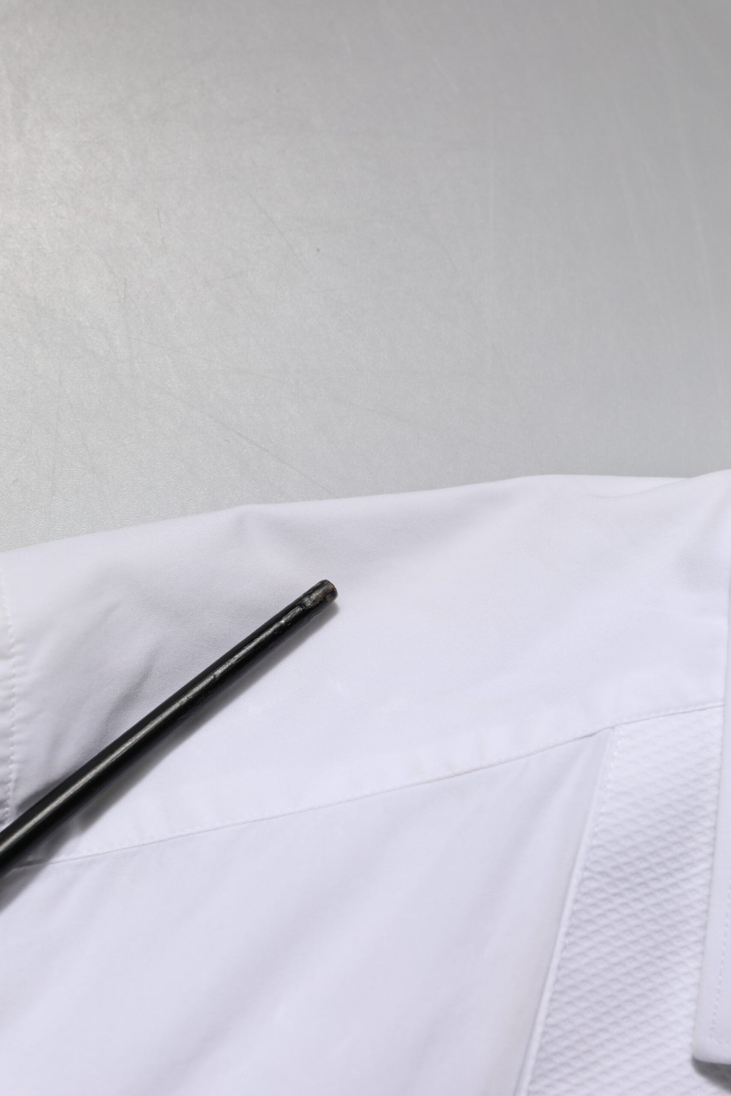 Dolce & Gabbana White GOLD Long Sleeve Dress Men Formal Shirt