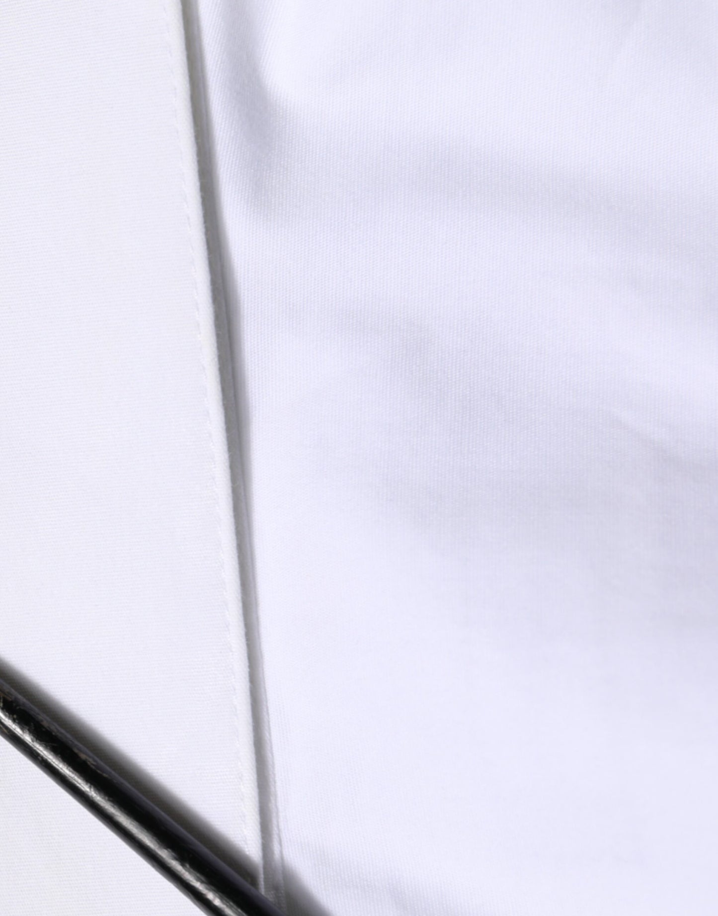 Dolce & Gabbana White GOLD Long Sleeve Dress Men Formal Shirt