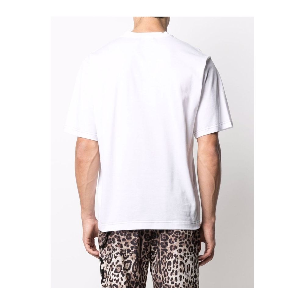 Dolce & Gabbana White Cotton T-Shirt
