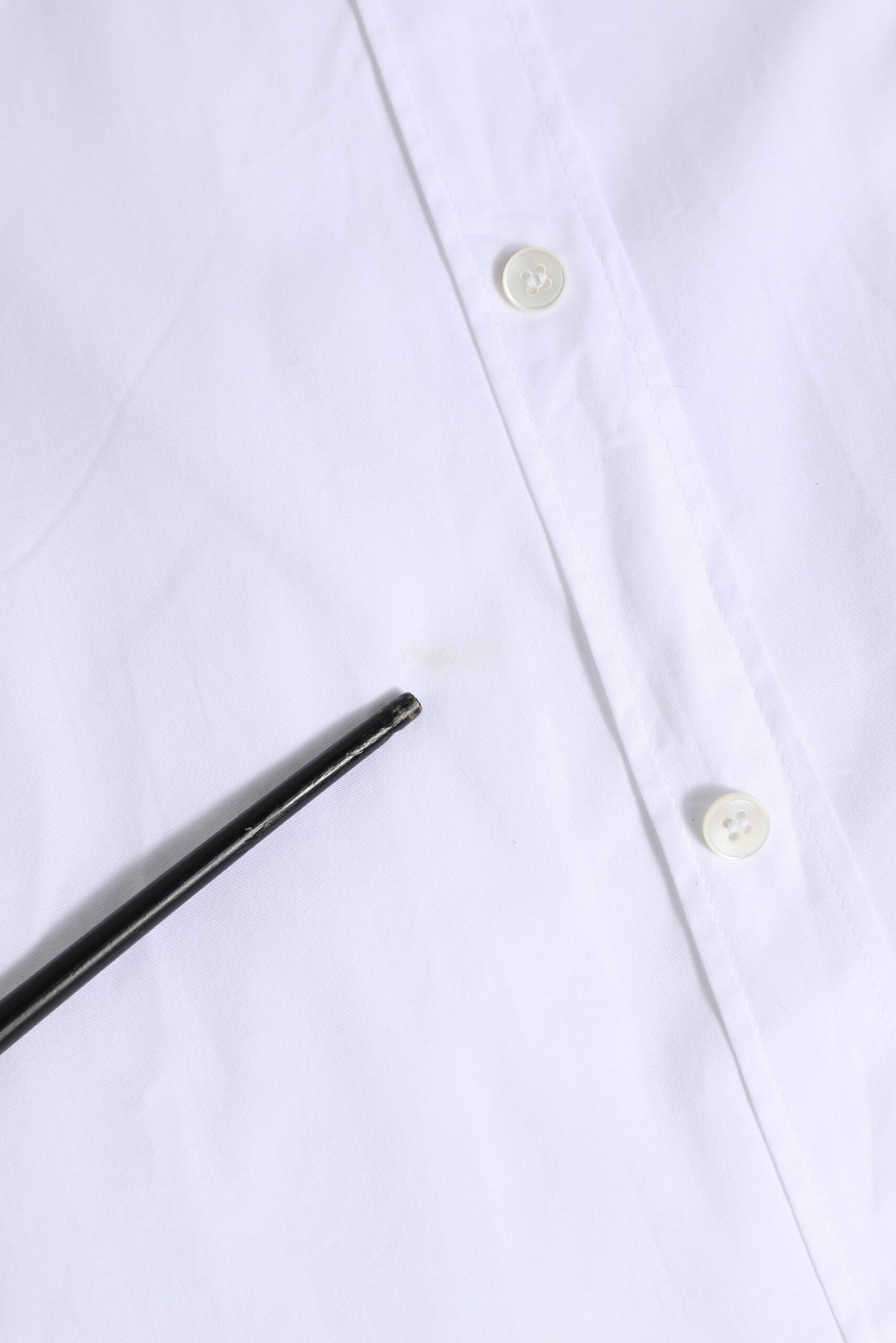 Dolce & Gabbana White Cotton GOLD Long Sleeves Dress Shirt