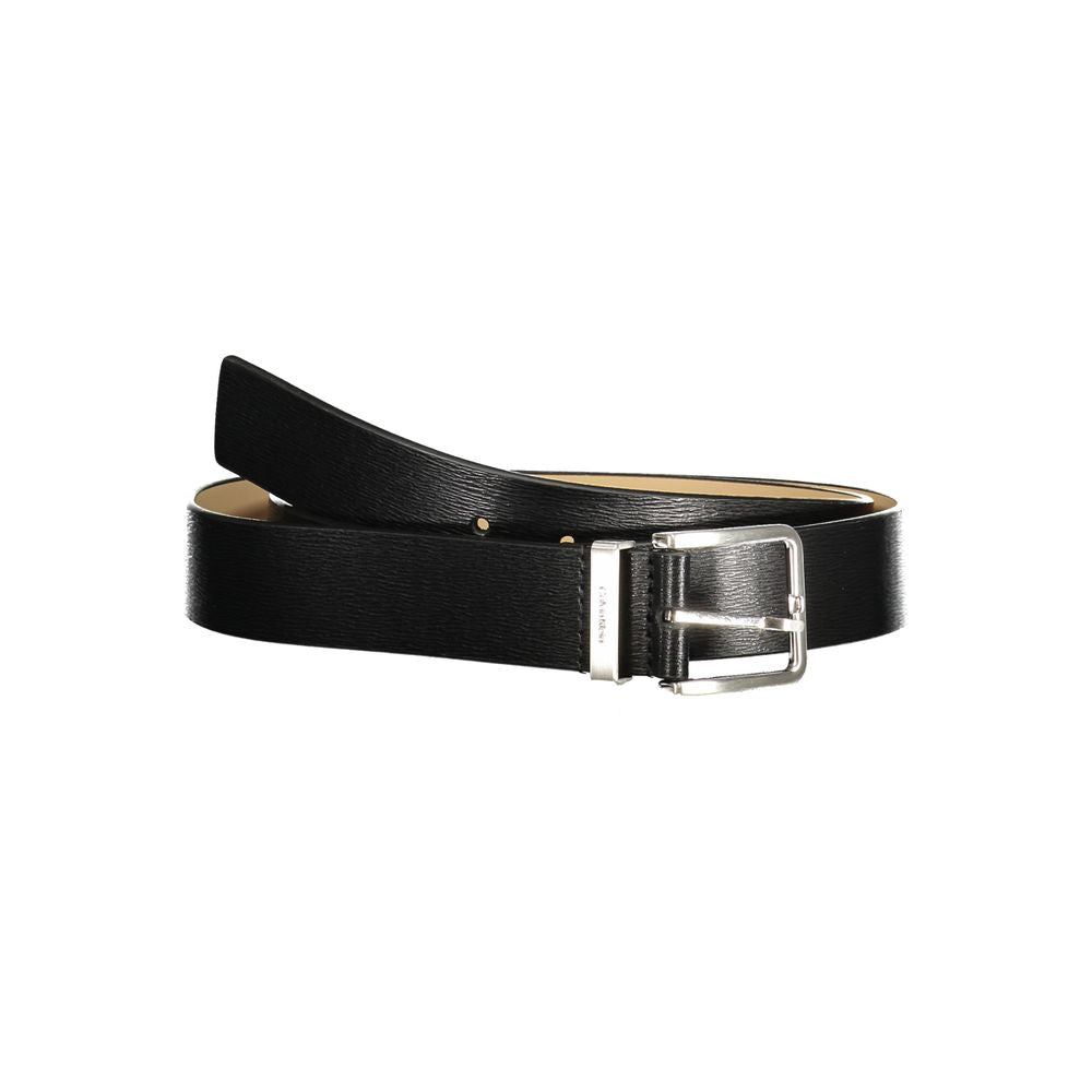 Calvin Klein Black Leather Mens Belt