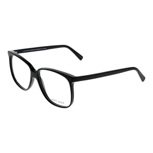 Andy Wolf Black Unisex Optical Frames
