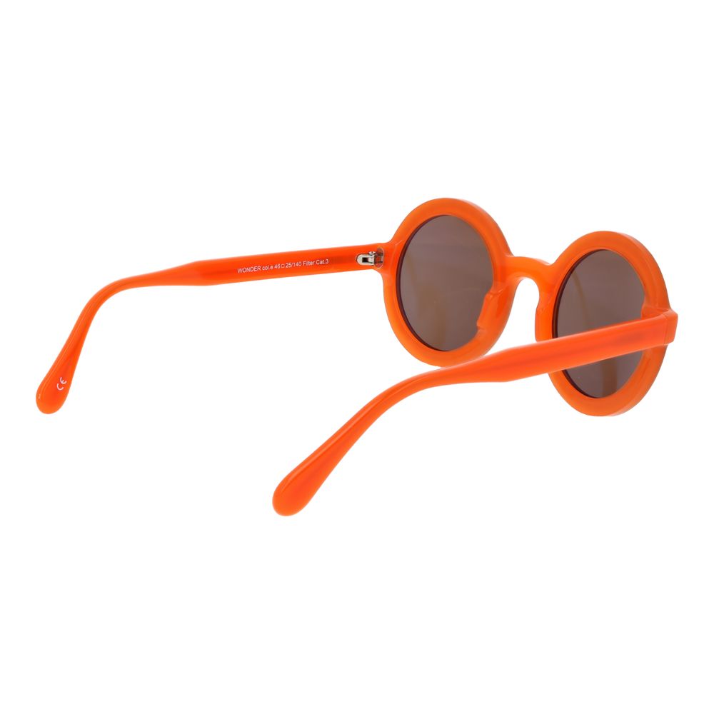 Andy Wolf Orange Unisex Sunglasses