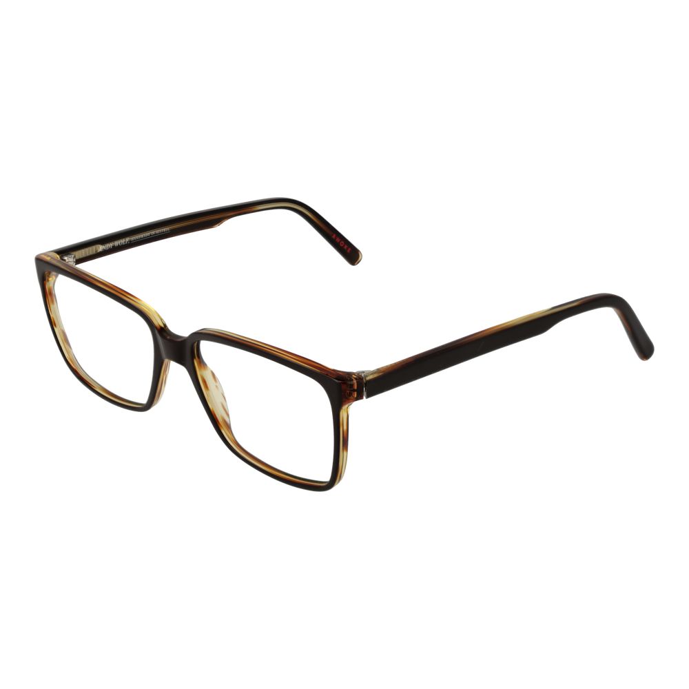 Andy Wolf Brown Unisex Optical Frames
