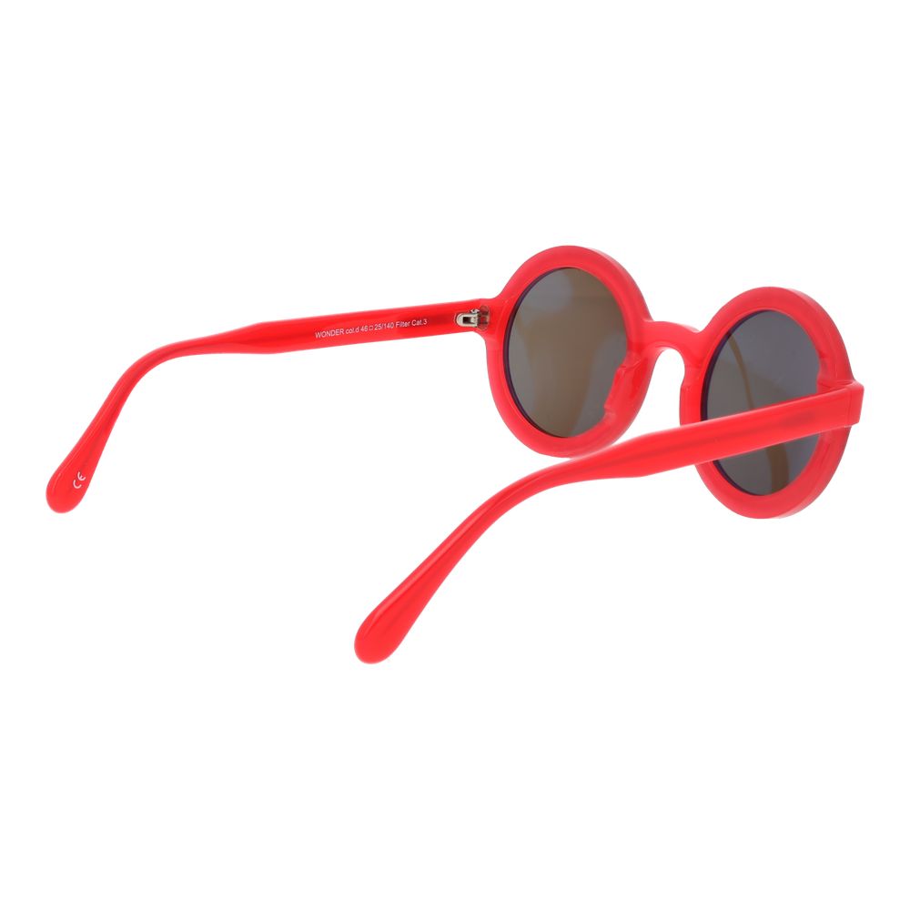 Andy Wolf Red Unisex Sunglasses