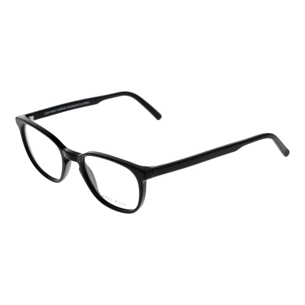 Andy Wolf Black Unisex Optical Frames
