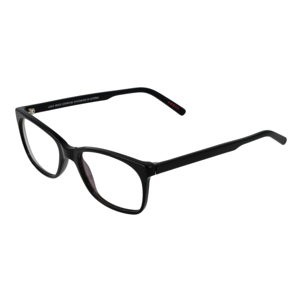 Andy Wolf Black Unisex Optical Frames