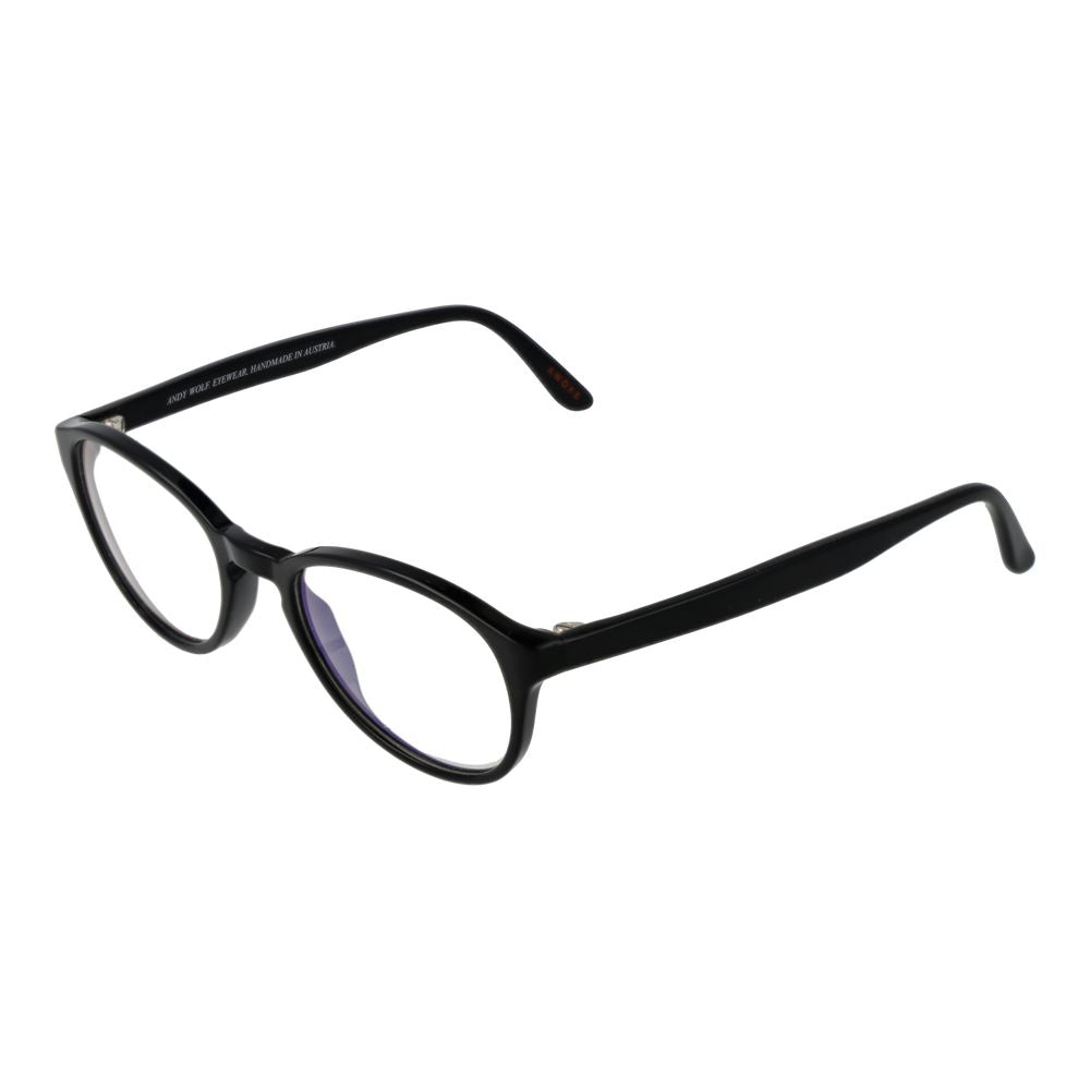 Andy Wolf Black Unisex Optical Frames