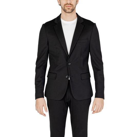 Antony Morato Black Polyester Blazer