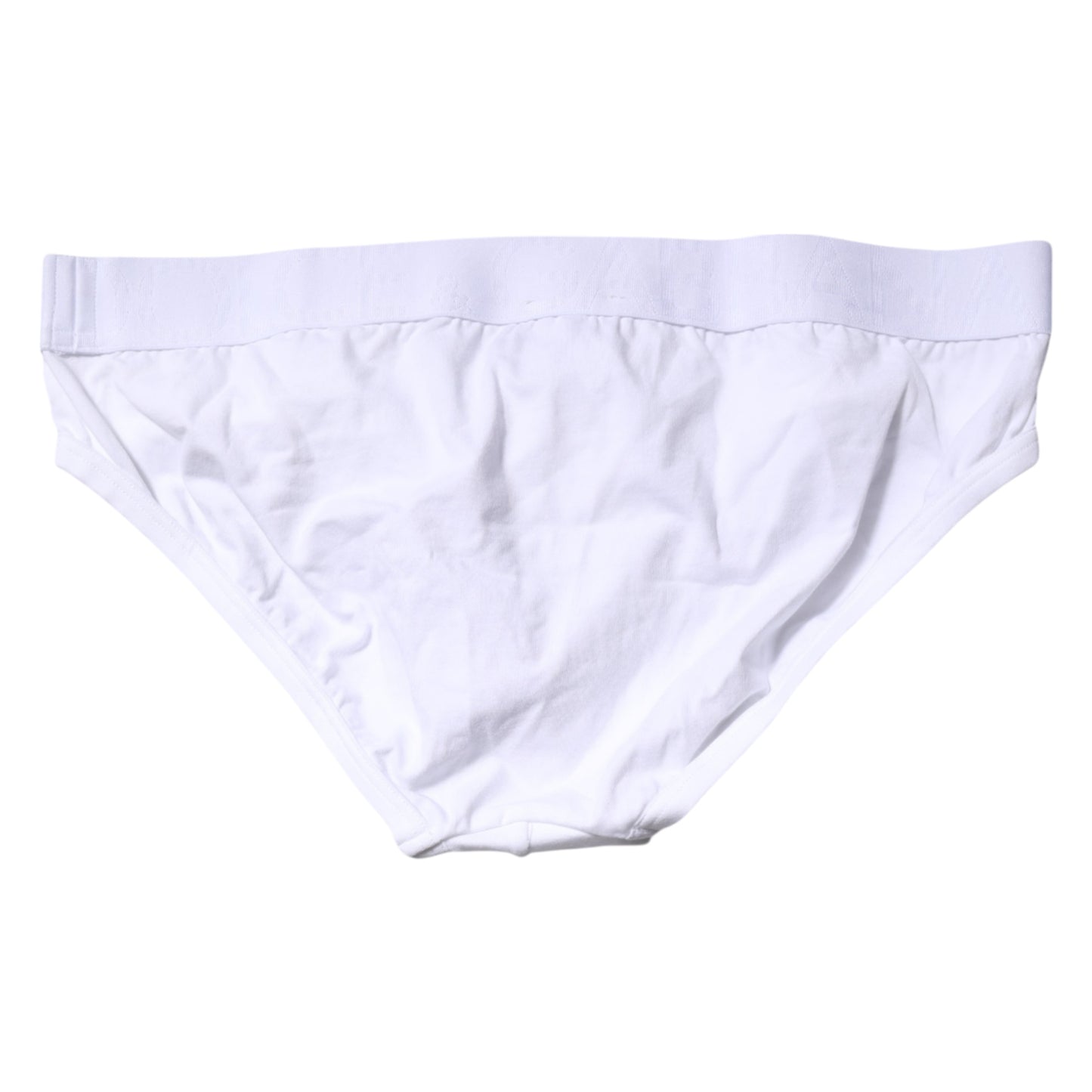 Dolce & Gabbana White Cotton Stretch Regular Brief Underwear