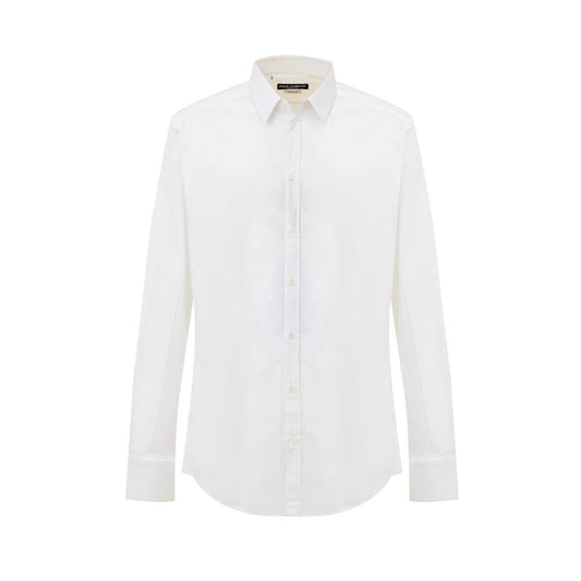 Dolce & Gabbana White Cotton Shirt
