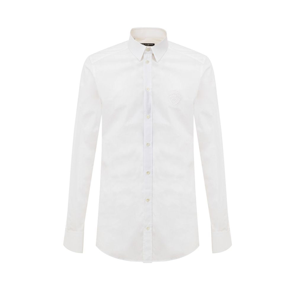 Dolce & Gabbana White Cotton Shirt