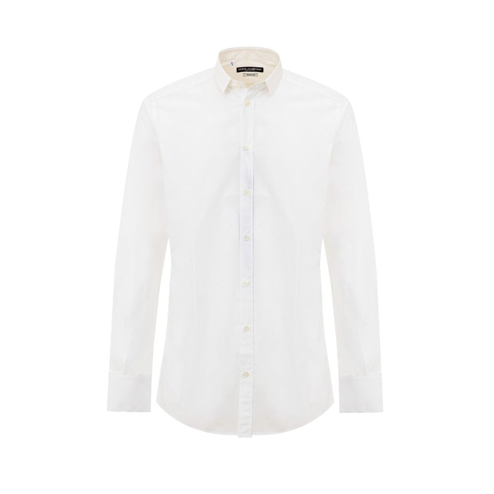 Dolce & Gabbana White Cotton Shirt