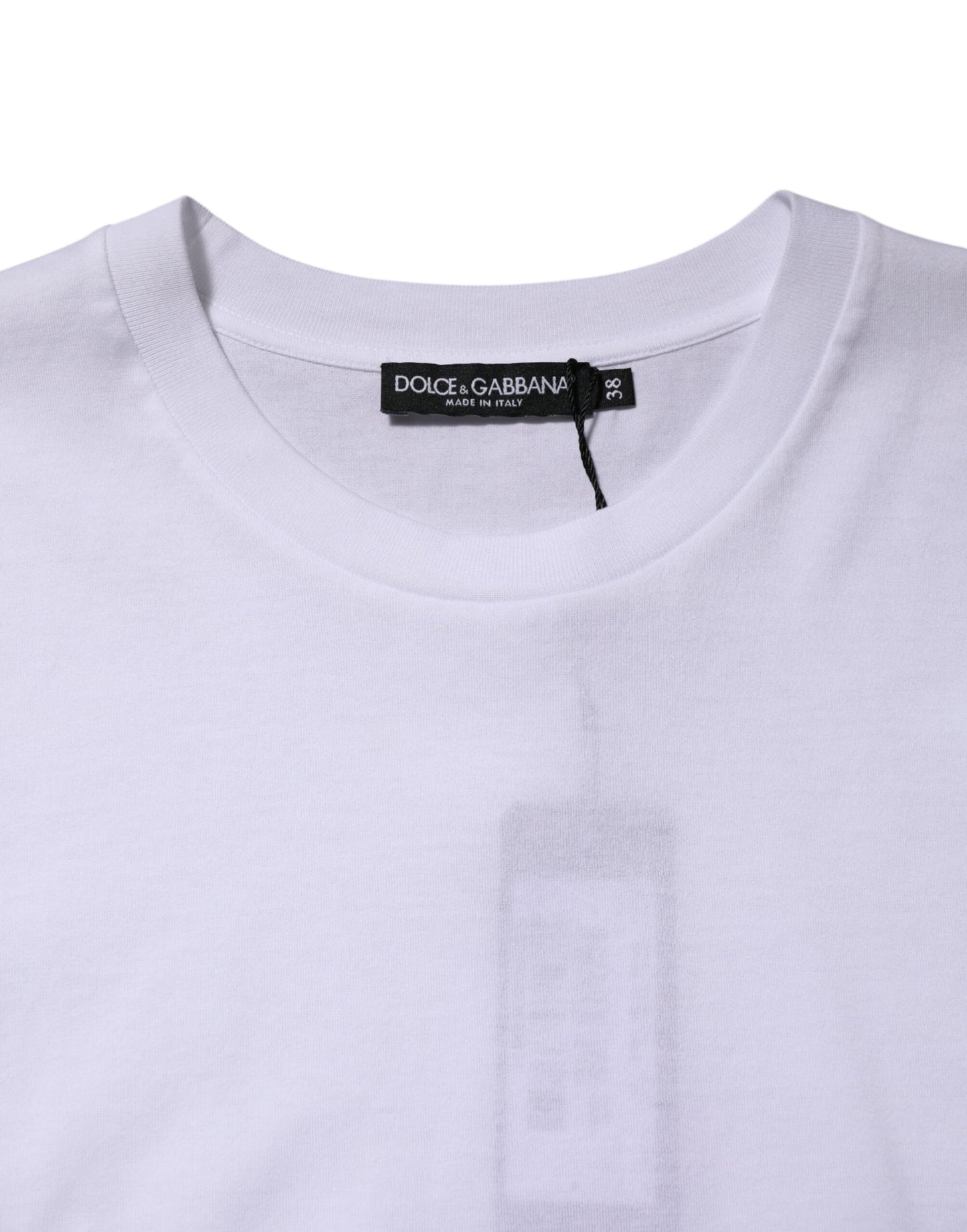 Dolce & Gabbana White Cotton Sleeveless Women Tank T-shirt