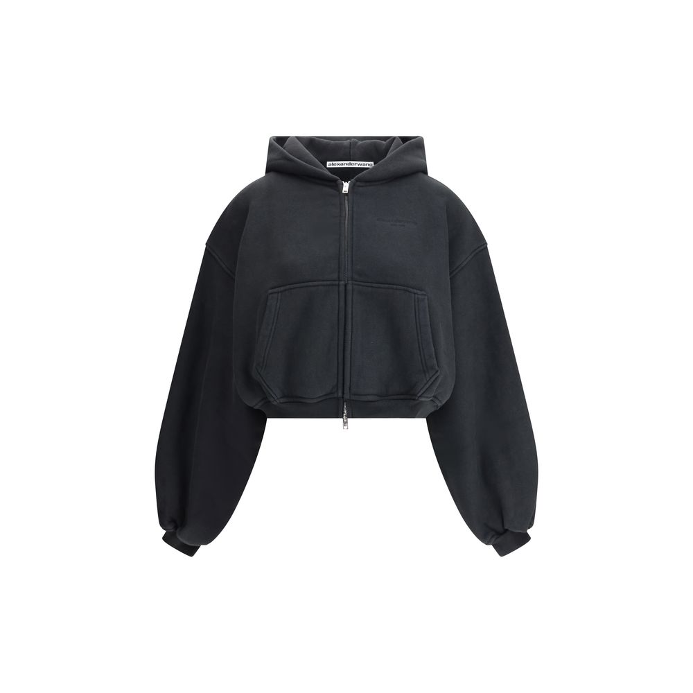 Alexander Wang Cropped zip-up Hoodie