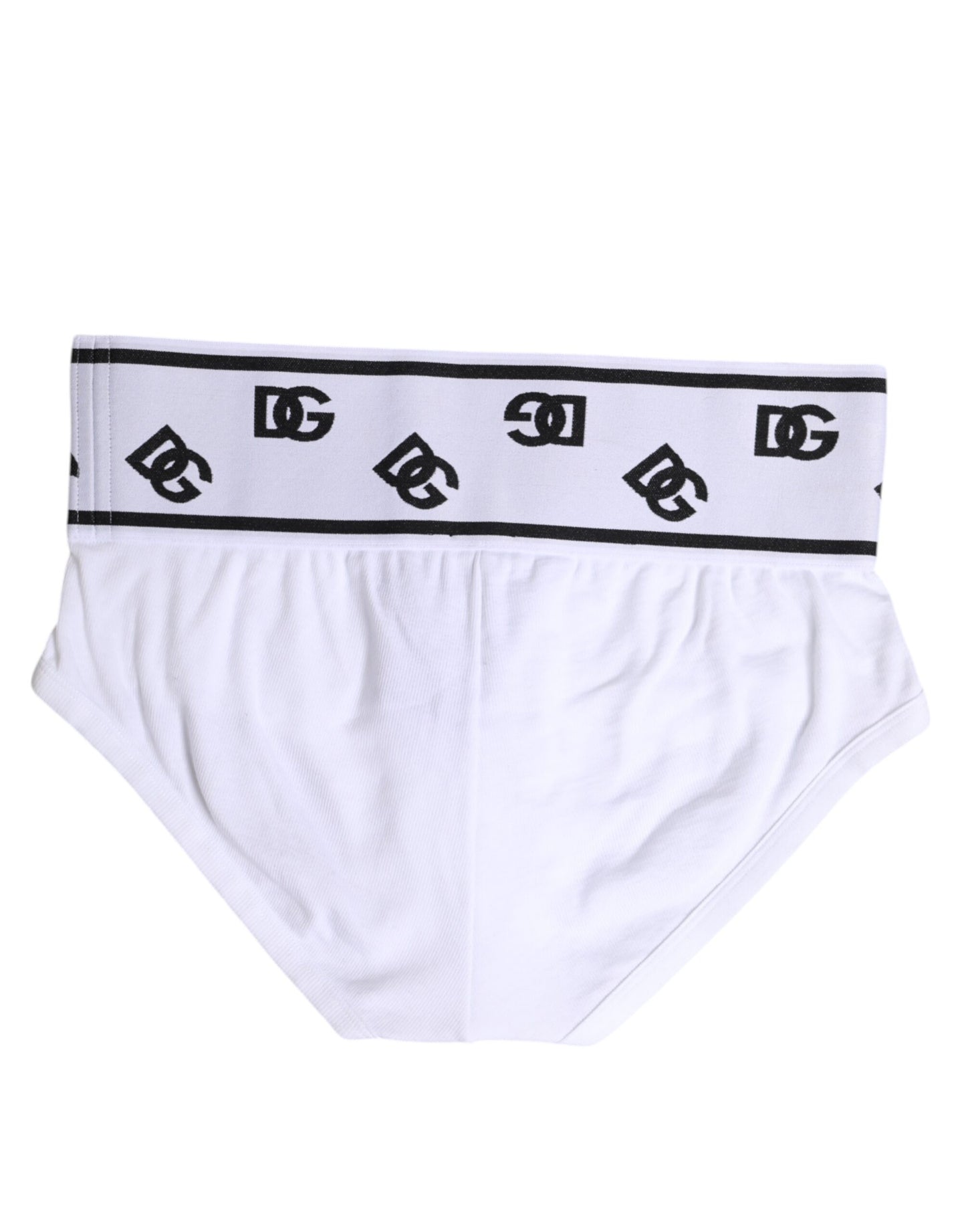 Dolce & Gabbana White Cotton Stretch Regular Brief Underwear