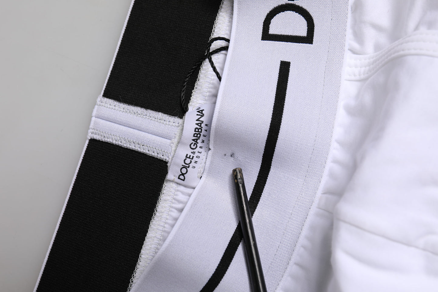 Dolce & Gabbana White Cotton Stretch Regular Boxer Underwear