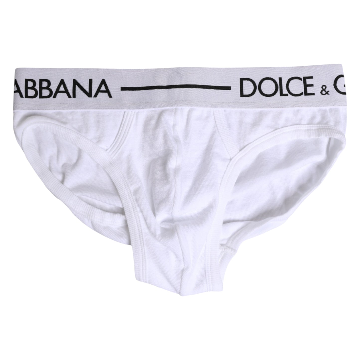 Dolce & Gabbana White Cotton Stretch Regular Brief Underwear