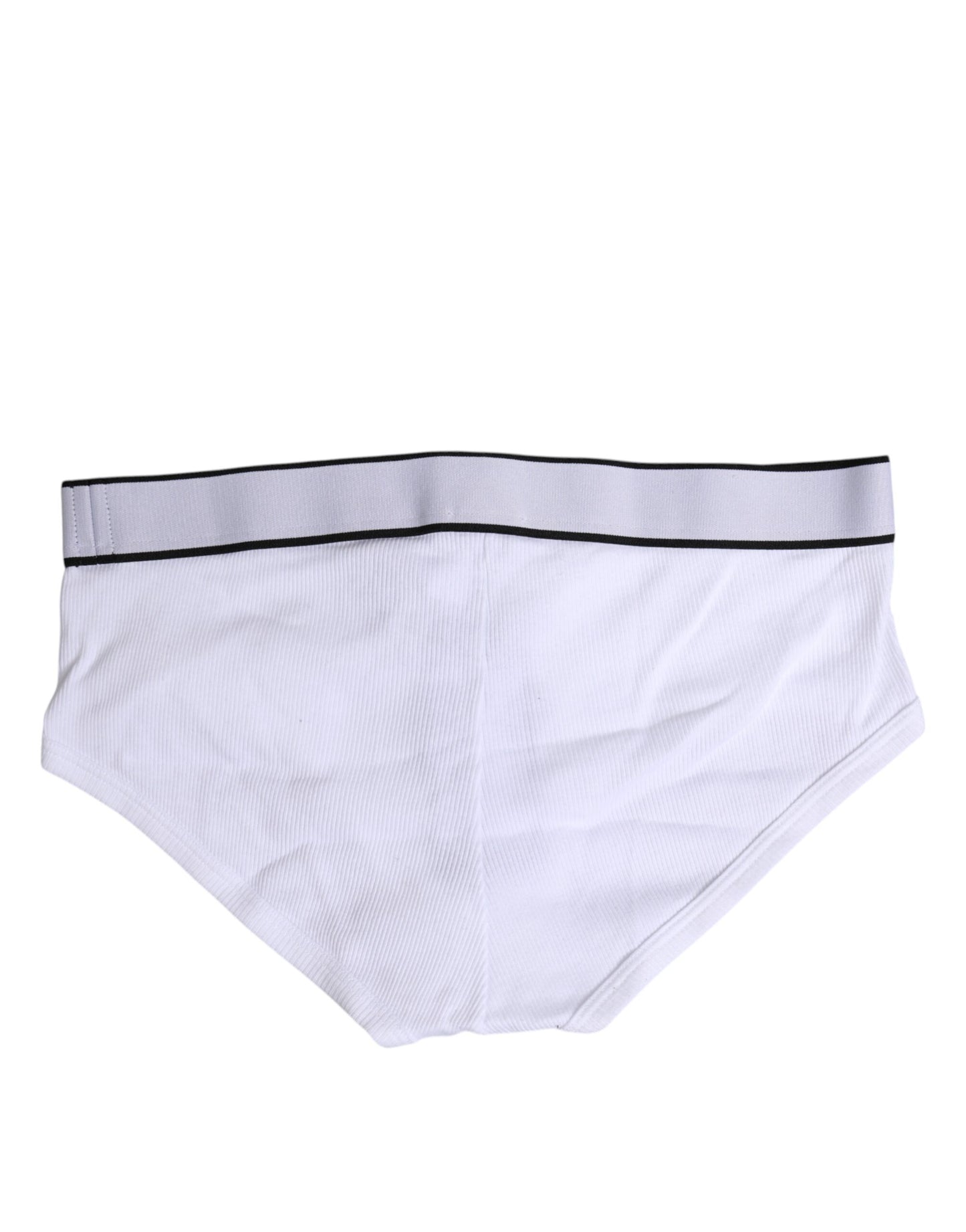Dolce & Gabbana White Cotton Stretch Regular Brief Underwear