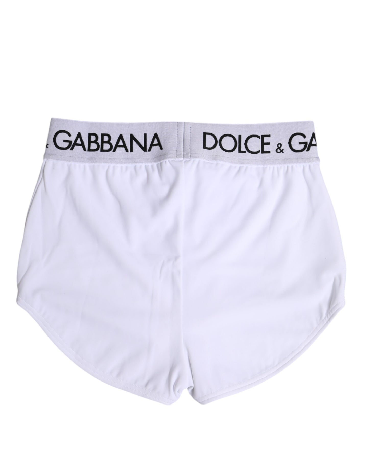 Dolce & Gabbana White Nylon Logo Waistband Boxer Brief Underwear