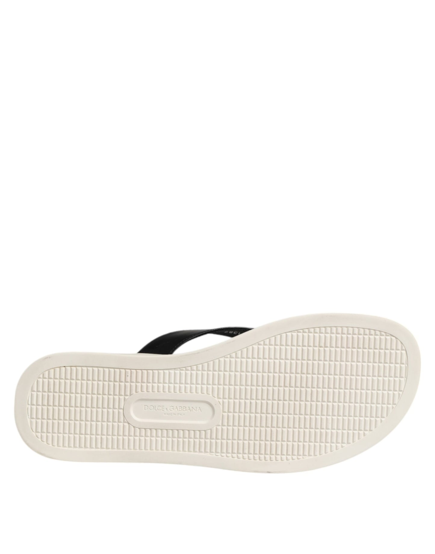 Dolce & Gabbana White Pineapple Print Slides Beachwear Shoes