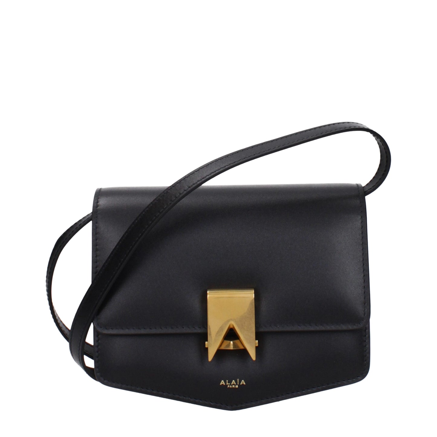 Alaïa Black Leather Crossbody Bag