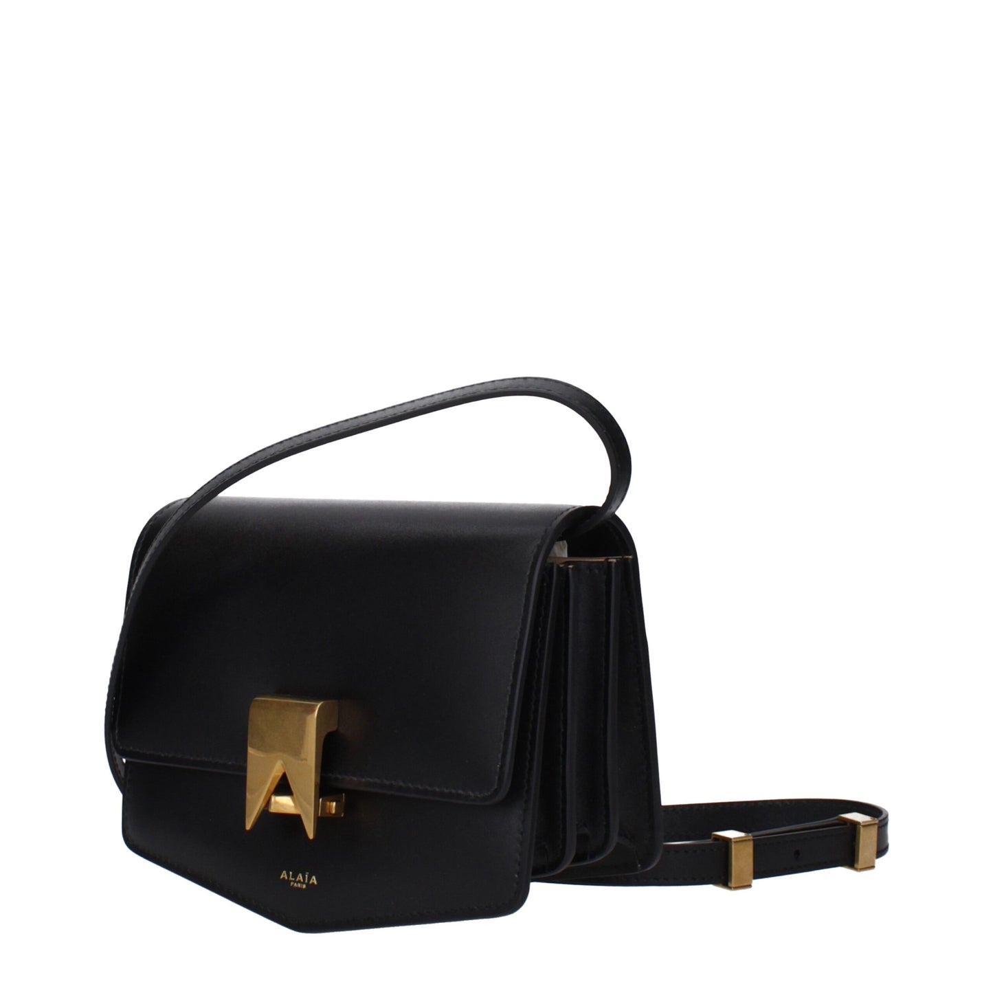 Alaïa Black Leather Crossbody Bag