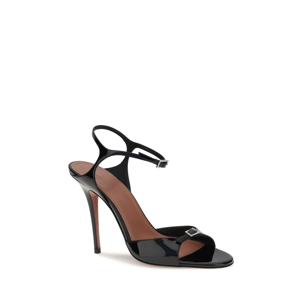 Amina Muaddi Patent-leather Adut Sandal