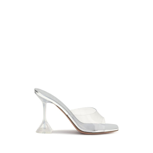 Amina Muaddi Lupita Glass Sandals