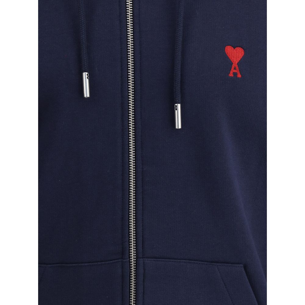 Ami Paris Logoed Hoodie
