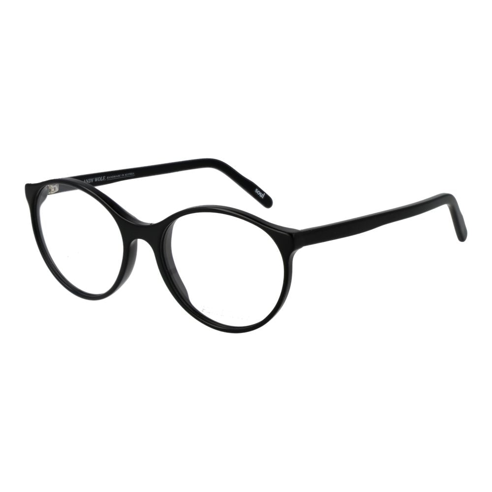 Andy Wolf Black Unisex Optical Frames