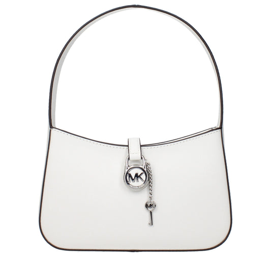 Michael Kors White Leather Handbags
