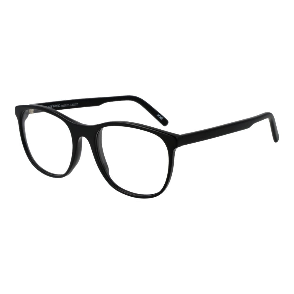 Andy Wolf Black Unisex Optical Frames